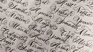 Calligraphy Name w Kritika ✨