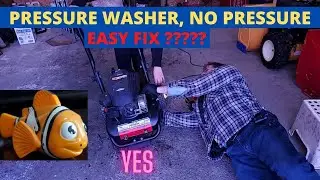 HOW TO FIX A PRESSURE WASHER WITH LOW PRESSURE  #PressureWasher #FixPressureWasher