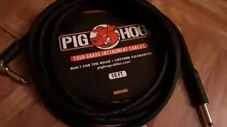 Pig hog  instrument cable Bass guitar/ Guitar 1/4