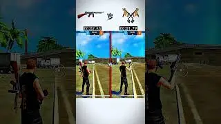 Free Fire THOMPSON vs DOUBLE VECTOR Gun 🔥|| Best Gun #ff #shorts