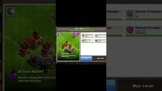 Max Level Spiky ball 🙀#shorts #clashofclans #newupdate
