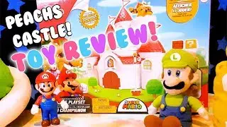 Toy Review! Peach's Castle Playset! - Cute Mario Bros.