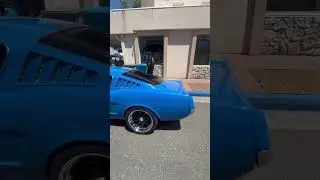 1965 Mustang Fastback #347stroker #sbf #restomod #fordracing #fastback #grabberblue