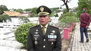 Pemakaman Praka Satria Taopan Di Taman Makam Pahlawan Dharma Loka Kupang.