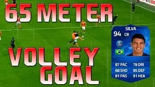 Insane 65 Meter Volley Goal scored by TOTY Thiago Silva!!!