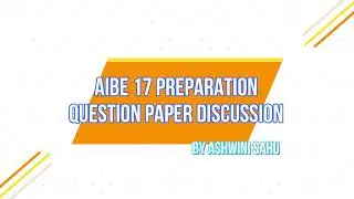 Prepare for AIBE XVII - AIBE-16 Question Paper Discussion