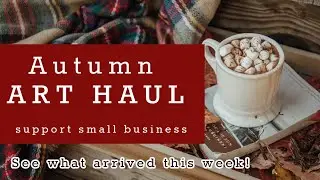 AUTUMN ART HAUL!!!!  Handmade watercolors and Jerry's Artarama