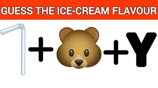 Guess The ICE-CREAM FLAVOUR By Emojis| Emoji Puzzle 🧩| Guessivo 🍦🍧