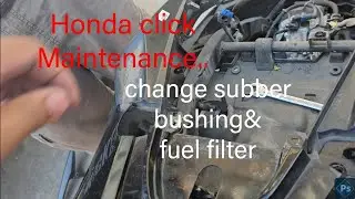 Honda click rubber bushing replacement..