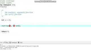 sqrt and pow c++