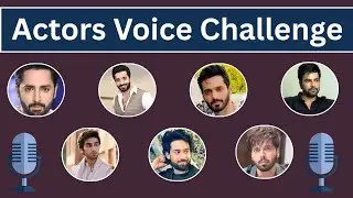 Guess the Pakistani Actors by Their Voice 🎙️ | Top Actors Voice Challenge | IBRIDDLES