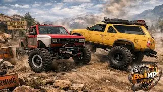 WE BUILT CHEAP OFFROAD TRUCKS AND BASHED THEM ON THE ROCKS! - BEAMMP