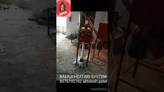 pellet burner installed in straight tube boiler in Jeans line
