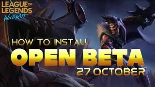 How to Download WILDRIFT OPEN BETA from 27th OCTOBER | #leagueoflegendswildrift #openbeta