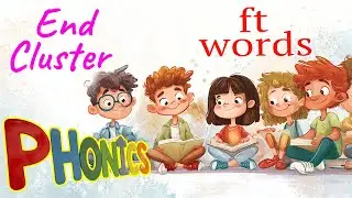 Phonics For Kids / ft Word family /Ending Cluster/Pre School Teaching / Learn To Read /Jelly Beans