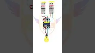 One contactor to achieve uninterrupted power supply #electrical #electricalengineering #electronic