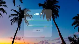 Transparent Login Form using HTML & CSS