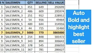 Auto Bold and Highlight Best Seller