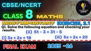 🚀Linear Equations in ONE SHOT!| Class 8 Maths Chapter 2 By Parvez SIR 👍✍️