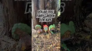 DOLLAR TREE FAIRY GARDEN FOR KIDS 🧚🏼#dollartree #dollartreefinds #kidsactivities #summeractivities