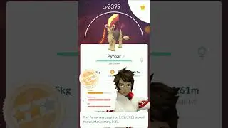 Pyroar pokemon. #shorts #pokemongo