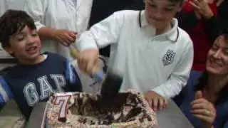 Smash cake with Chocolate