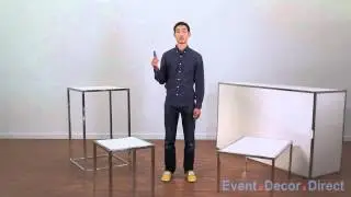 RediConnect&trade; Modular Customizable Event Furniture System by Gorilla Pipe