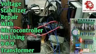 How To Repair Automatic Voltage Stabilizer With Microcontroller/Digital Circuit|Skill Development