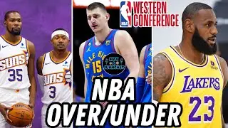 3 Team Race In The West? | NBA Over/Unders | MJC Sports