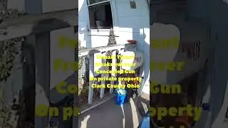 Female Tyrant violates 2nd Amendment on private property ￼Clark county Ohio #2ndamendment #shorts