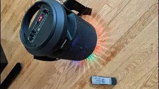 GEARDON Bluetooth Speaker with Wireless Microphones, 8 Inch Subwoofer Review, Portable Party System