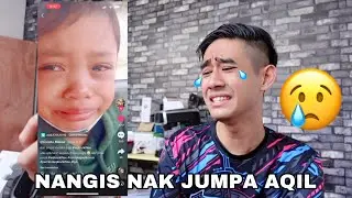 NANGIS NAK JUMPA AQIL 😢 REACT TIKTOK CORNDOG AQILICIOUS 😂❤️