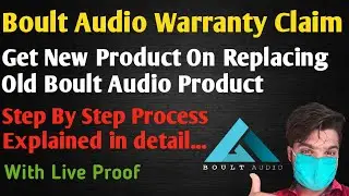 How To Claim Warranty On Any Boult Audio Product | Step By Step Process | With Live Proof |In Telugu