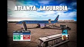 🔴 Live RFS - Atlanta - LaGuardia | Korean Air Cargo B777F | RFS - Real Flight Simulater