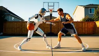 Robot Vs Human Basketball Battle &mdash; Who Wins? | RoboNanny