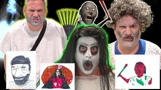 Slendrina Granny and Grandpa 3 Marker Challenge | DavidsTV