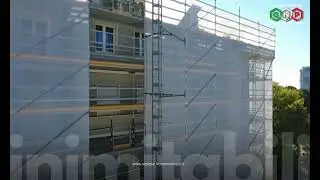 Ponteggio multidirezionale Peri in Corso Principe Eugenio - Torino