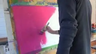 Tutorial: how to paint a plain under layer, with acrylic by Jasper Oostland