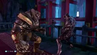 Gigas dominates Beast King (metalic) - Tekken 7 [Male Ryona, Kemoryona]