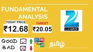 Fundamental Analysis #ZEElearn #BUY #SELL #NEWS Good or Bad zee learn share news #GAGAshare