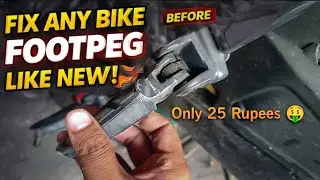 HOW TO FIX BIKE FOOTPEG | NS200 FOOTPEG FIX LIKE NEW | TRAVEL TO LIVE | HOME MECHANIC