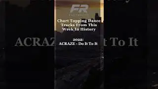 Chart Topping Dance Tracks From This Week In History
