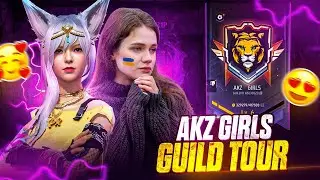 കേരളത്തിലെ തീപ്പൊരി Female Players 💀 AKZ GIRLS GUILD TOUR 🔥