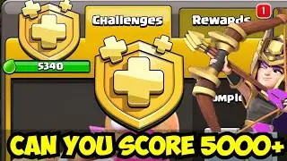 Can you score more then 5000 points in GOLDPASS Challenge Event #coc #tamil #roadto50k