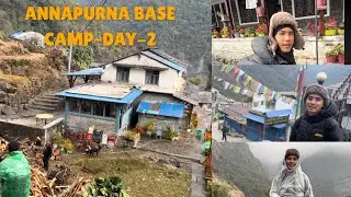 Day- 2 of my Annapurna Base Camp trek in Nepal🇳🇵 #himalayas #nepal #treaking #annapurnabasecamptrek 