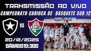 DECISÃO 3 LUGAR BOTAFOGO X FLUMINENSE SUB12 CAMPEONATO CARIOCA 20/12/2025