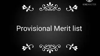 Maharashtra state Neet Provisional merit list release
