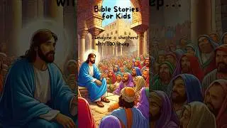 Jesus Teaches The Parable of the Lost Sheep: Bible Stories for Kids #kidsbiblestories #bibleforkids