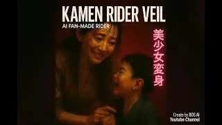 Kamen Rider Veil : A Mother's Secret | AI Fan-made Rider (美少女変身) #kamenrider #kamenriderblackrx