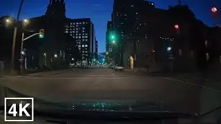 Downtown Ottawa at Night | Relaxing 4K Drive with Soothing Music | Sleep ASMR | Ontario Canada 🇨🇦